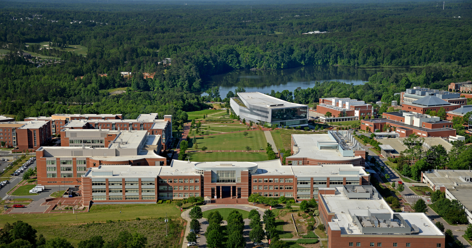 Overhead shot of Centennial Campus